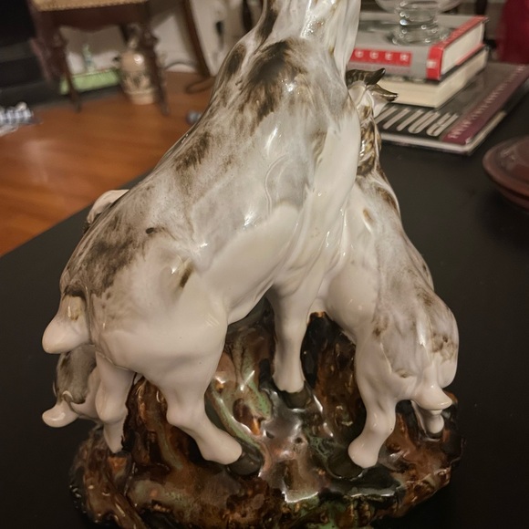 Vintage Porcelain Goat with kid - Picture 9 of 13